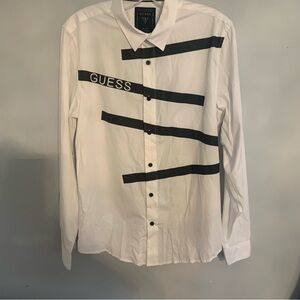 Men’s White Guess Shirt